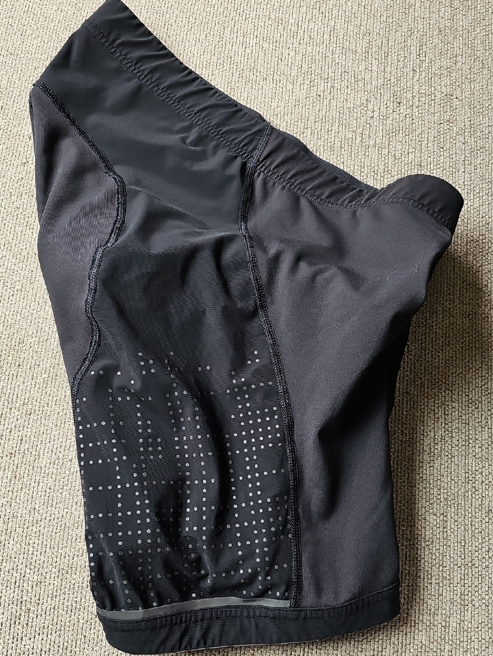 lululemon athletica Black Performance Cycling Shorts with Grip Dots